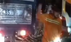 Tài xế đập vỡ gương taxi sau mâu thuẫn giao thông bị phạt